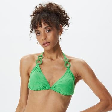 Moschino Kadın Yeşil Bikini Üstü