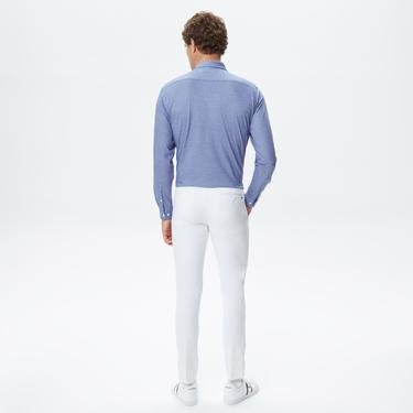  Lacoste Erkek Slim Fit Beyaz Pantolon
