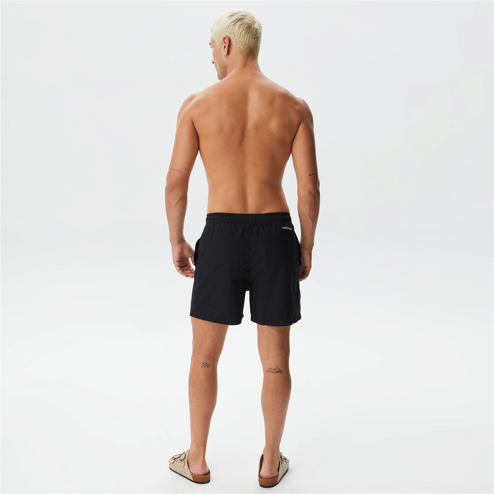 Skechers Swimwear 5 inch Swim Erkek Siyah Şort