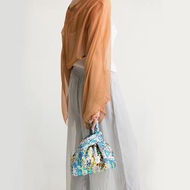  Jimba Jade In Plaid Sequin Kadın Renkli El Çantası