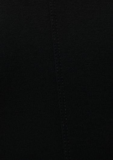  Mavi V Yaka Siyah Basic Tişört Loose Fit / Bol Rahat Kesim 166775-900