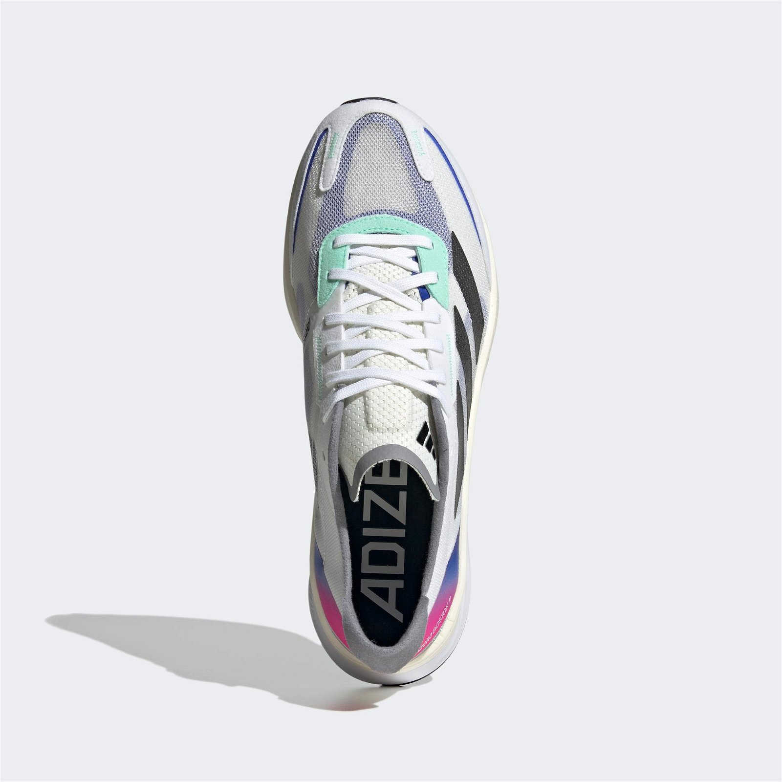 adidas Adizero Boston 11  Erkek Beyaz Sneaker