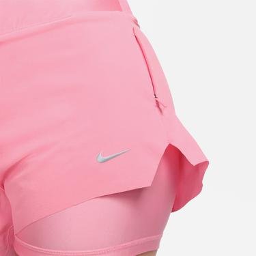  Nike Swift Dri-Fit Mid Rise 3 İnç 2N1 Kadın Pembe Şort