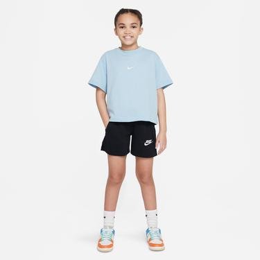  Nike Sportswear Essential Boxy Çocuk Mavi T-Shirt