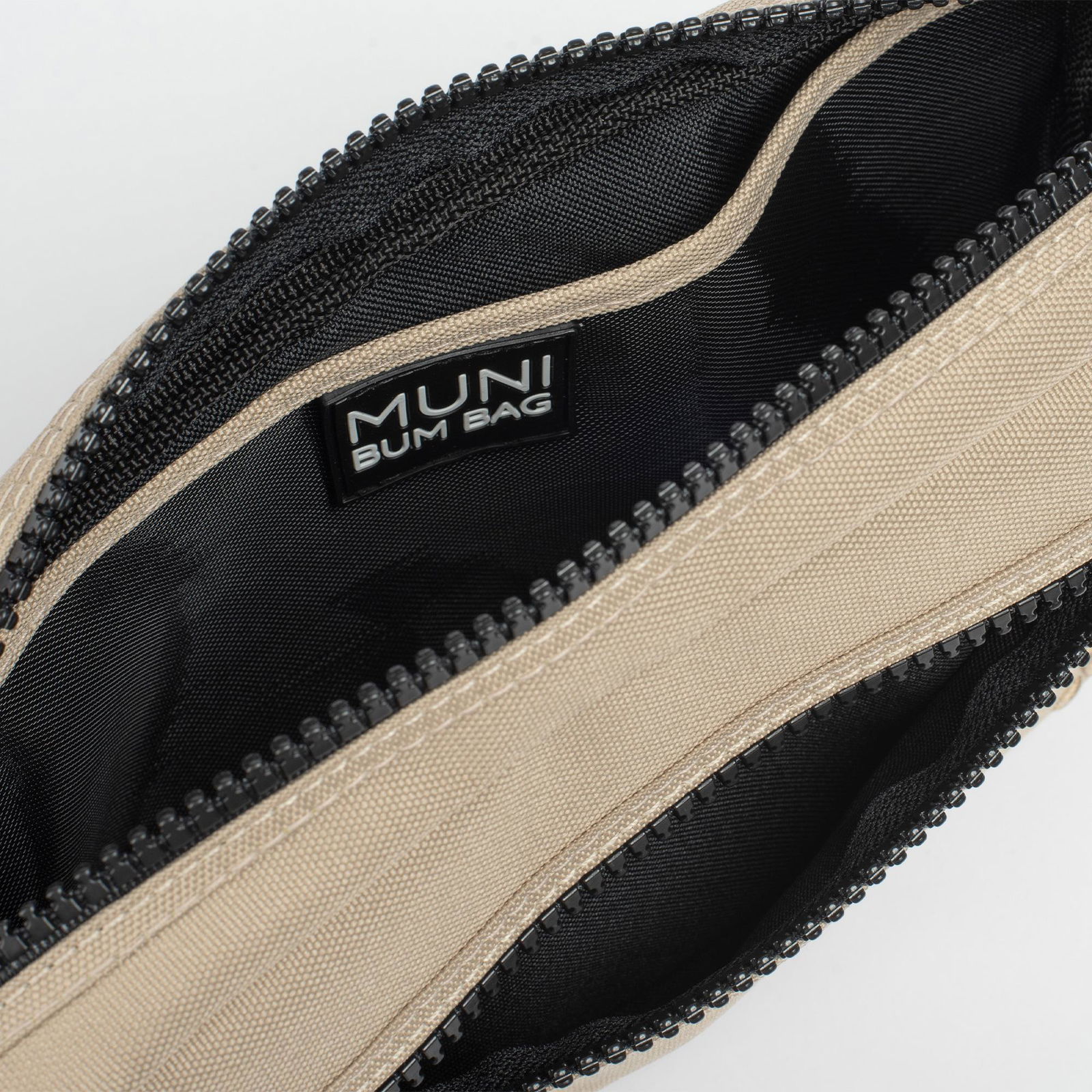 MuniBum Bag Grace Single Bumbag Unisex Krem Rengi Bel Çantası