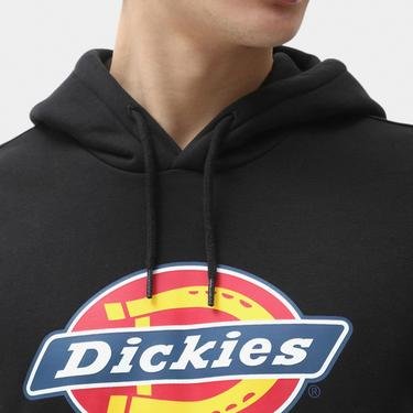  Dickies Icon Logo Erkek Siyah Sweatshirt