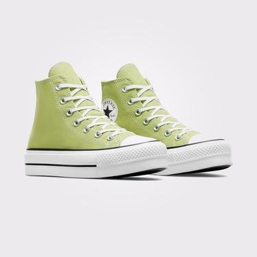  Converse Chuck Taylor All Star Lift Platform Seasonal Color Kadın Yeşil Sneaker