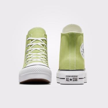  Converse Chuck Taylor All Star Lift Platform Seasonal Color Kadın Yeşil Sneaker