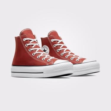  Converse Chuck Taylor All Star Lift Platform Seasonal Color Kadın Kiremit Sneaker