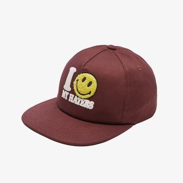  Market Smiley Erkek Bordo Şapka