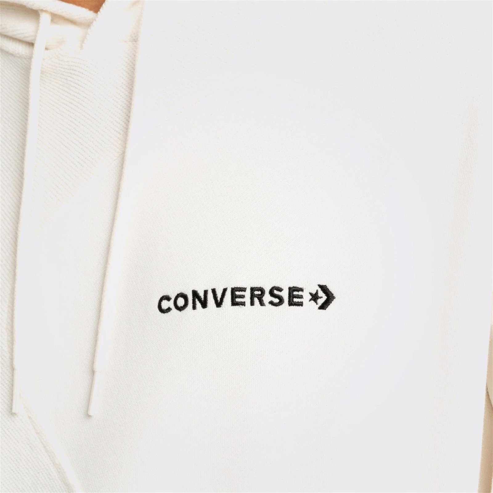 Converse Dynamic Blocking Pullover Hoodie Erkek Beyaz Sweatshirt