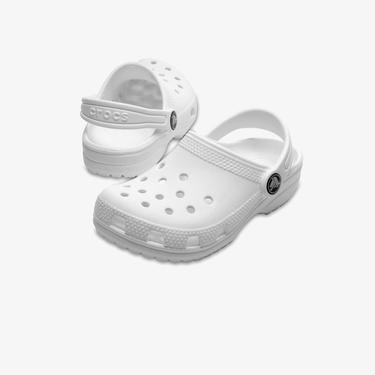  Crocs Classic Clog Çocuk Beyaz Terlik