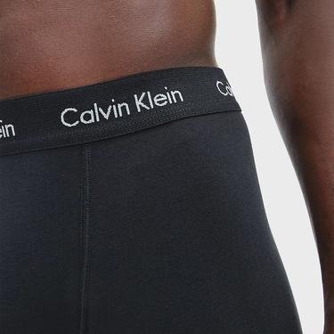  Calvin Klein Trunk 3'lü Erkek Beyaz İç Giyim