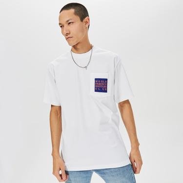  Market World Famous Bootleg Club Erkek Beyaz T-Shirt