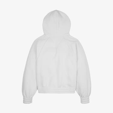  Tommy Hilfiger 985 Varsity Hoodie Kız Çocuk Beyaz Sweatshirt