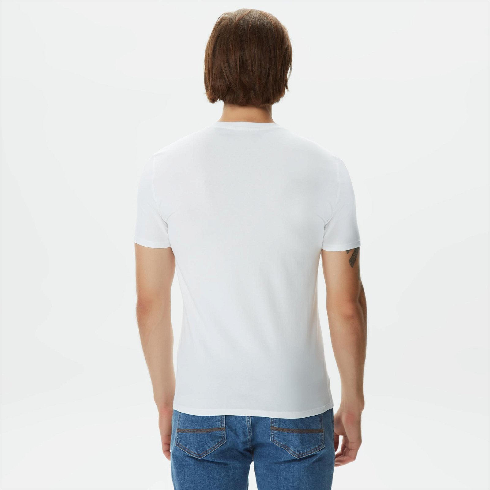 Guess Core Erkek Beyaz T-Shirt