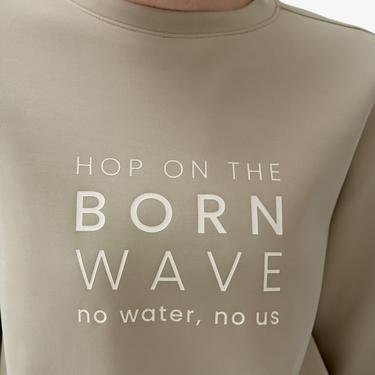  Born Saona Kadın Krem Rengi Sweatshirt