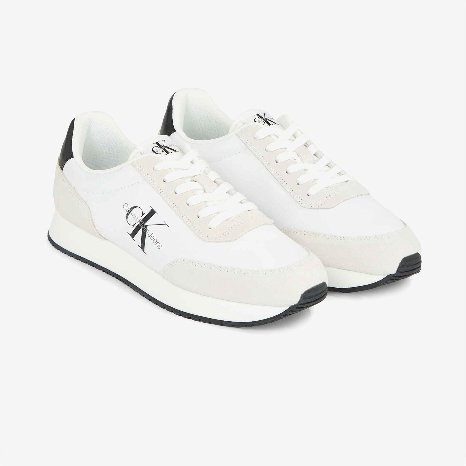 Calvin Klein Retro Runner Su-Ny Mono Beyaz Erkek Spor Ayakkabı