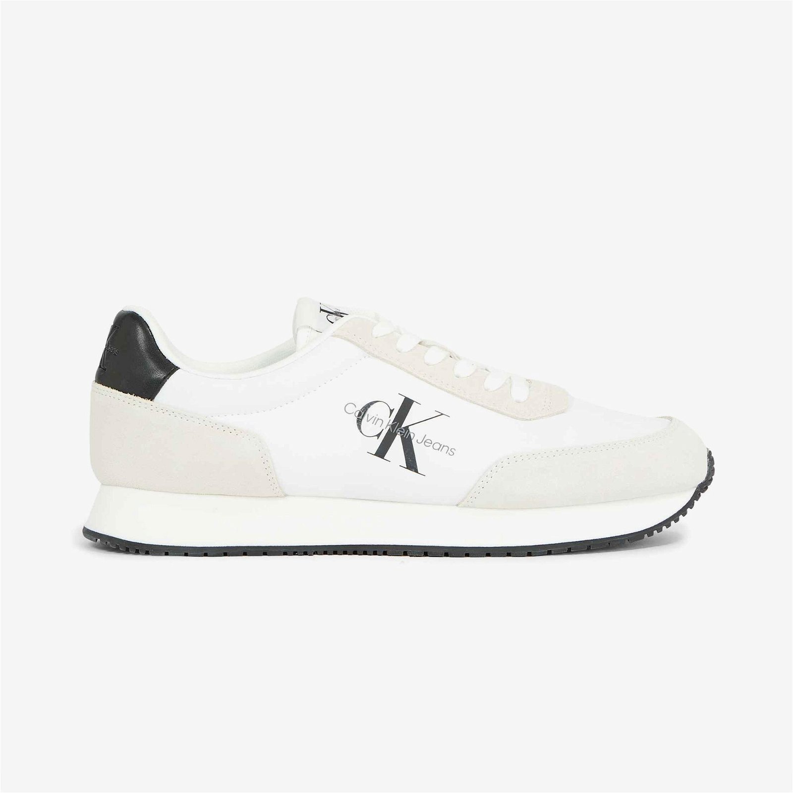 Calvin Klein Retro Runner Su-Ny Mono Beyaz Erkek Spor Ayakkabı