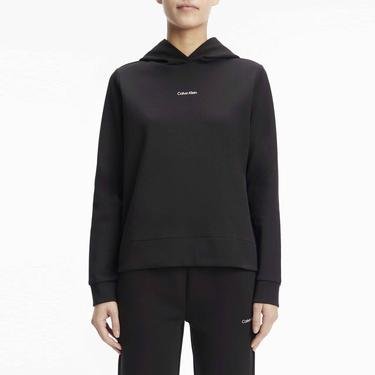  Calvin Klein Micro Logo Essential Siyah Kadın Sweatshirt