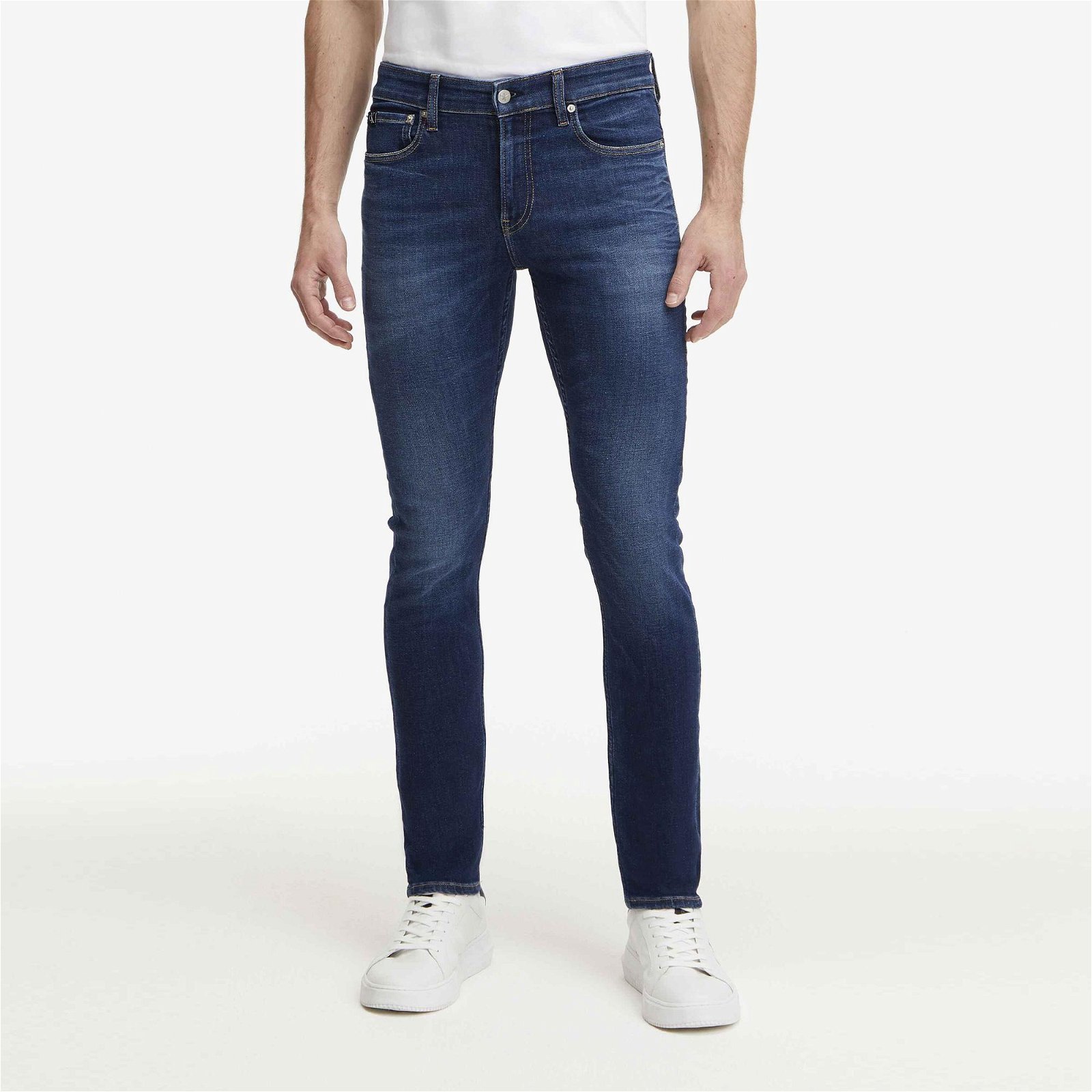 Calvin Klein Slim Mavi Erkek Jean