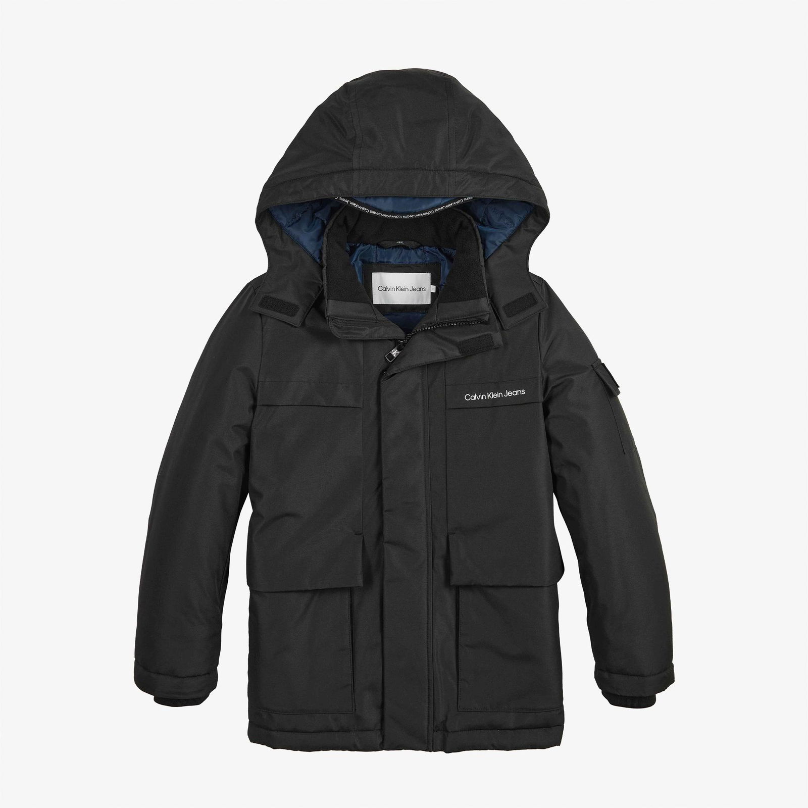 Calvin Klein Back To School Siyah Çocuk Parka