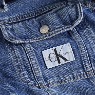  Calvin Klein Regular 90S Denim Mavi Erkek Ceket