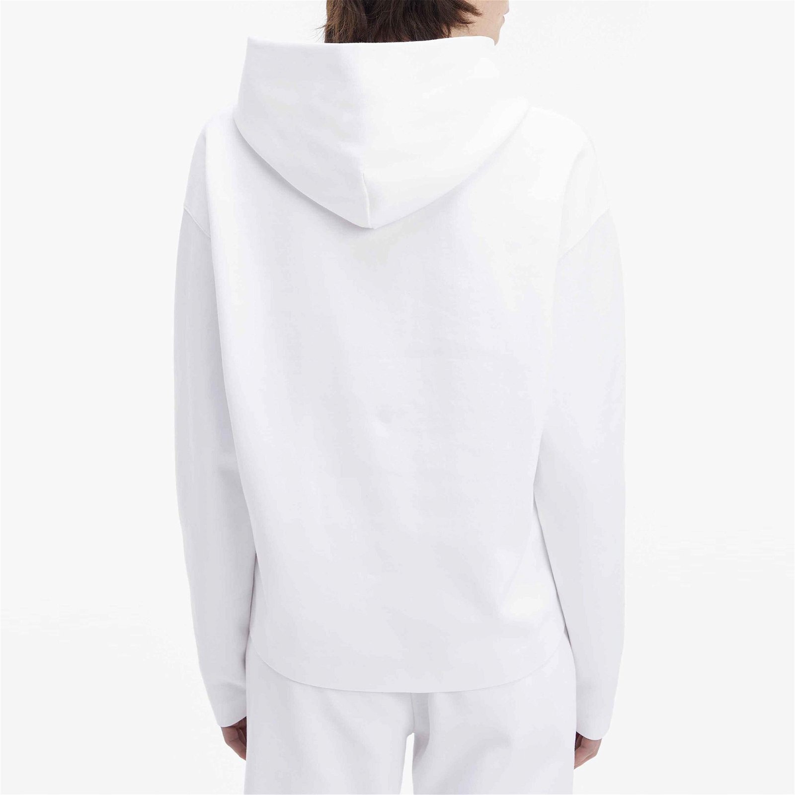 Calvin Klein Micro Logo Essential Beyaz Kadın Sweatshirt