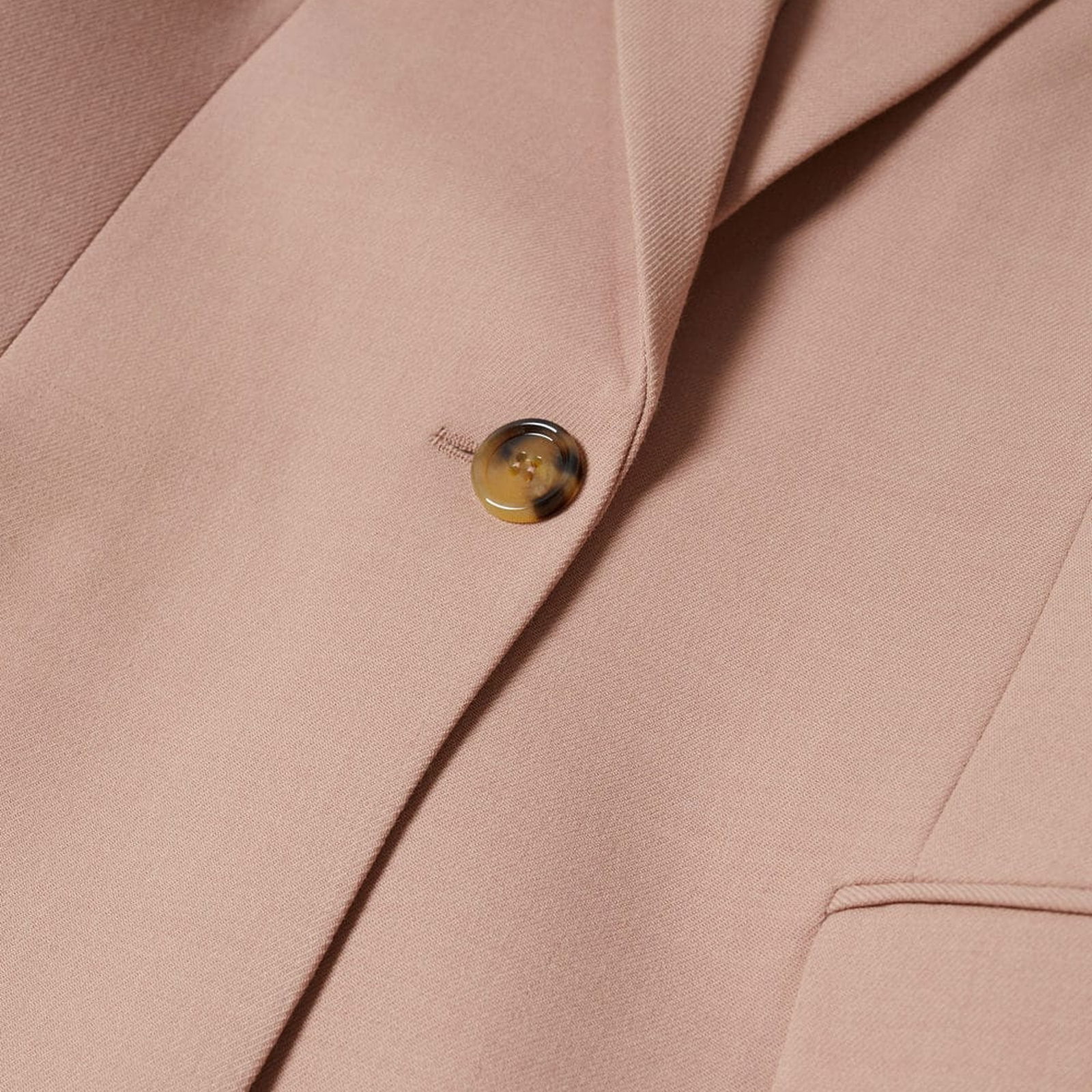 Mango Kadın Cepleri Dikişli Kumaş Blazer Ceket Deniz Mavisi