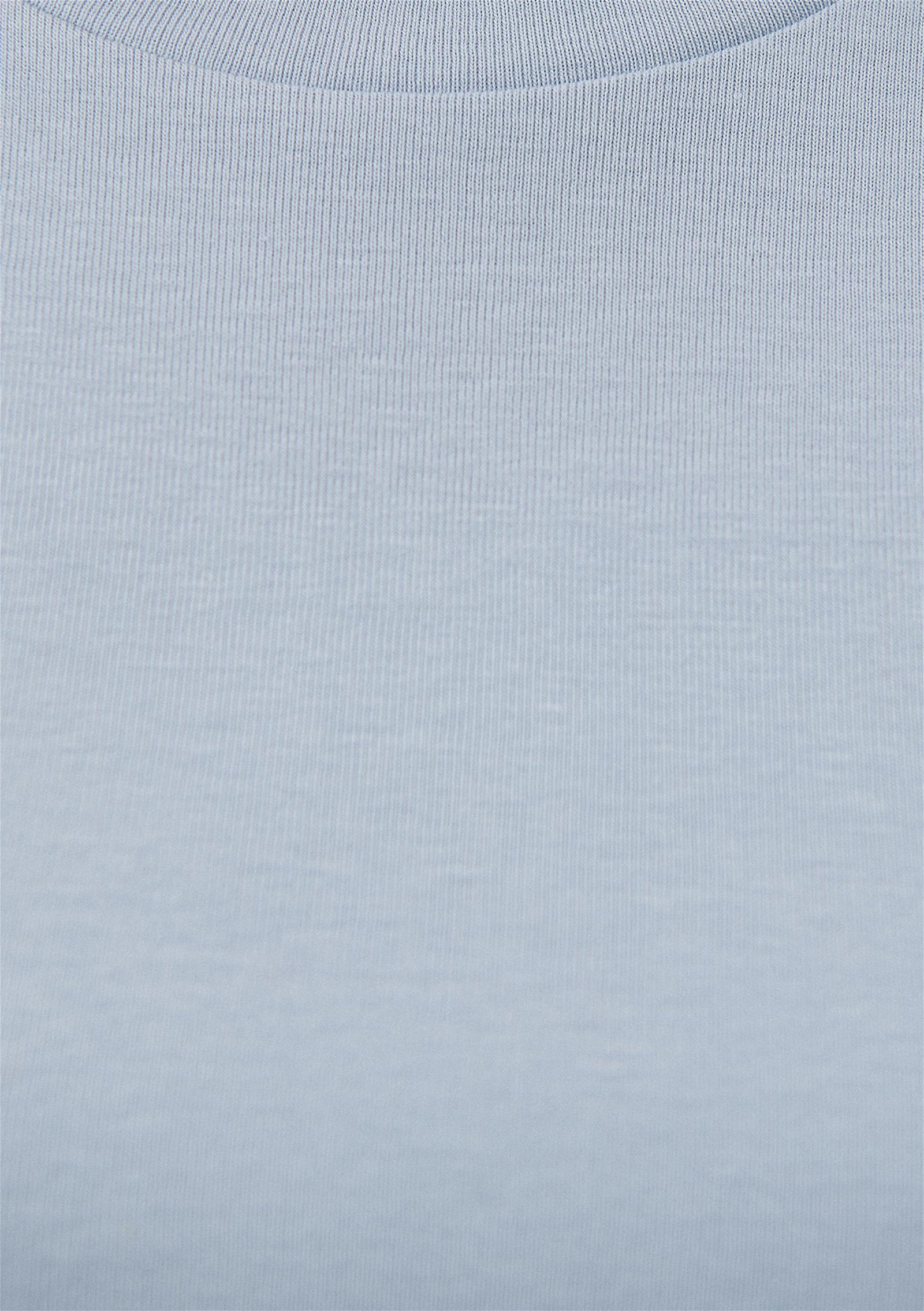 Mavi Bisiklet Yaka Mavi Basic Tişört Fitted / Vücuda Oturan Kesim 1600814-85385