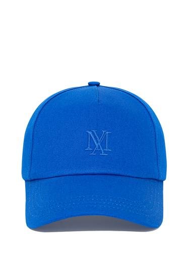  Mavi Mühür Logo Baskılı Mavi Şapka 092225-33197