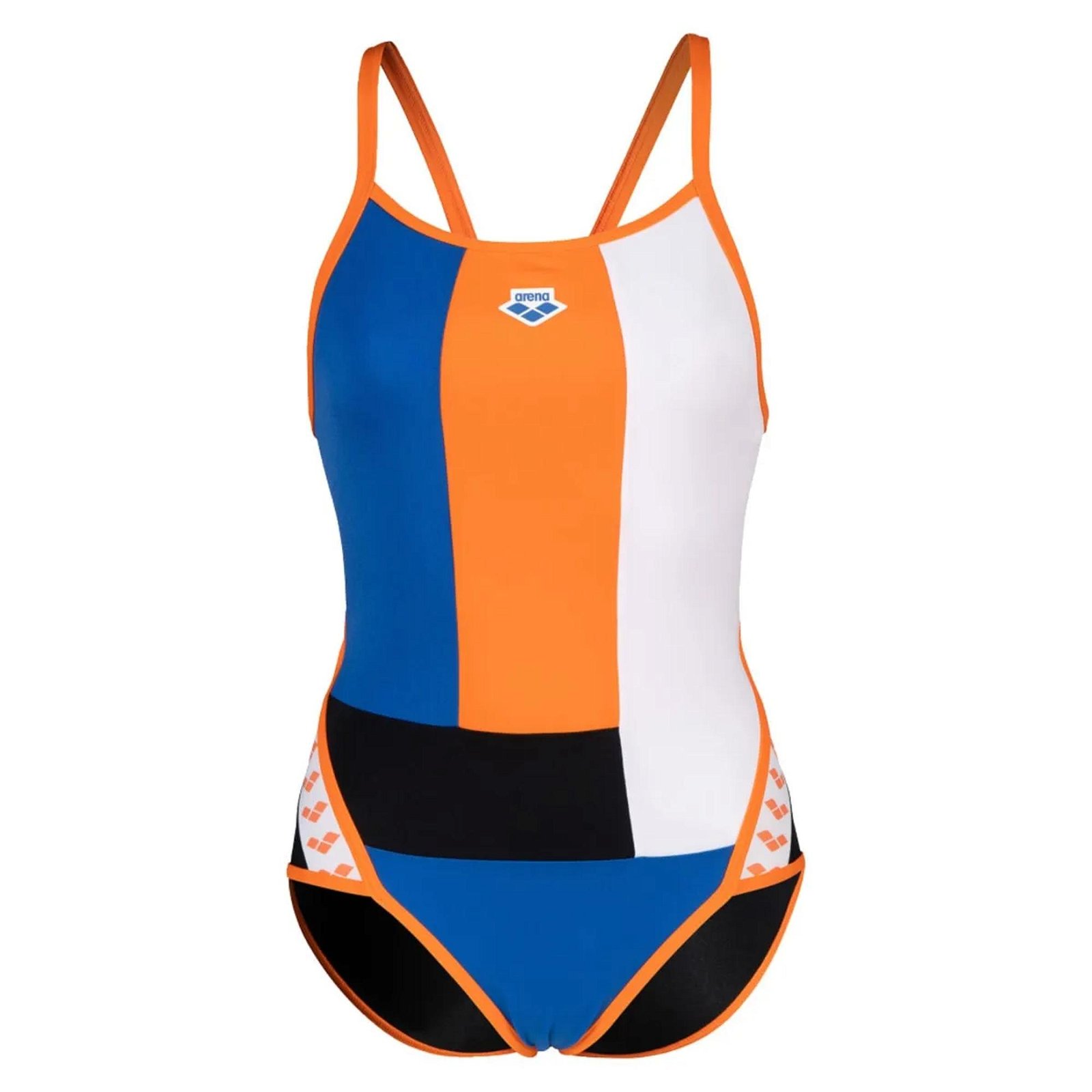 Icons Swimsuit Super Fly Back Panel Kadın Siyah Yüzücü Mayosu 005035513