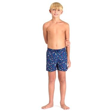  Beach Allover Çocuk Mavi Yüzücü Şortu 006225750