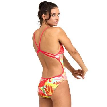  Tropic Swimsuit Lace Back Kadın Kırmızı Yüzücü Mayosu 005933540