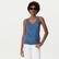 Benetton Keten Karışımlı Kadın Beyaz Kolsuz T-Shirt