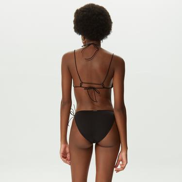 Calvin Klein Triangle İp Askılı Kadın Siyah Bikini Üstü