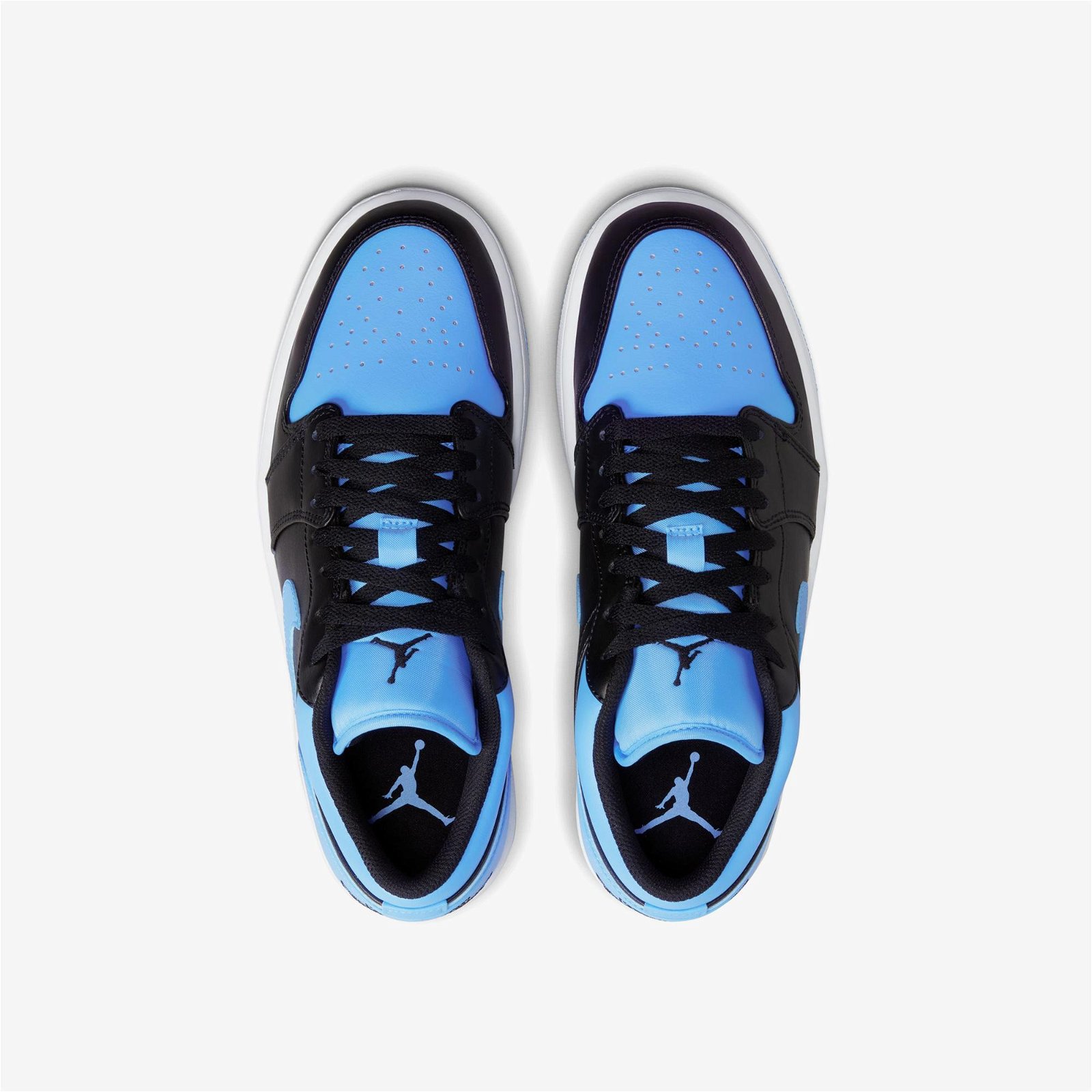 Jordan Air 1 Low Erkek Klasik Siyah - Mavi Spor Ayakkabı