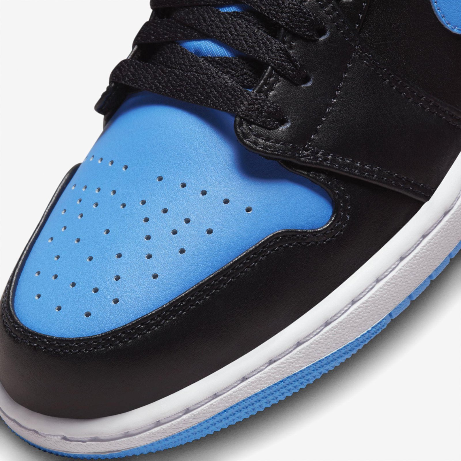 Jordan Air 1 Low Erkek Klasik Siyah - Mavi Spor Ayakkabı