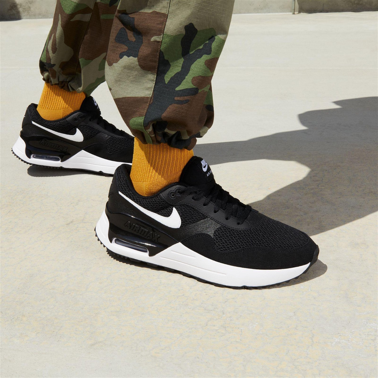 Nike Air Max System Erkek Siyah Spor Ayakkabı
