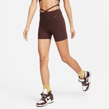  Nike Sportswear Evrdy Mod High Rise Bike Short Kadın Kahverengi Tayt