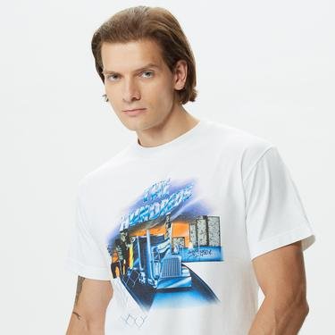  The Hundreds Trucker Erkek Beyaz T-Shirt