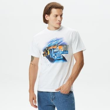  The Hundreds Trucker Erkek Beyaz T-Shirt
