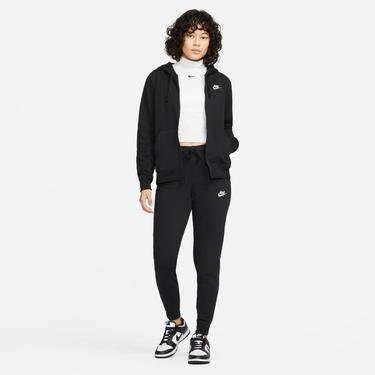  Nike Sportswear Club Fleece Mid Rise Kadın Siyah Eşofman Altı