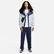 Nike Sportswear Windrunner Riversible Hooded Erkek Gri-Beyaz Kapüşonlu Ceket