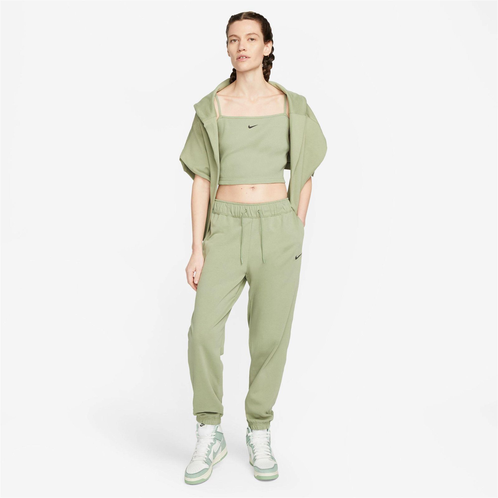 Nike Sportswear Jersey Easy Kadın Yeşil Eşofman Altı