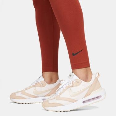  Nike Sportswear Club High Weist Kadın Turuncu Tayt