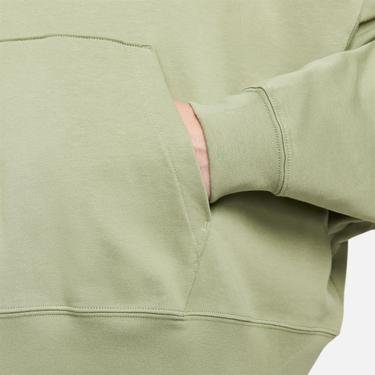  Nike Sportswear Jersey Oversize Pullover Hoodie Kadın Yeşil Sweatshirt