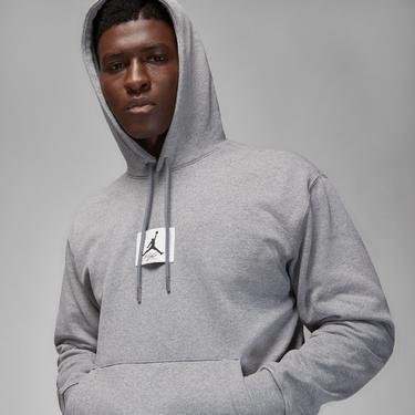  Jordan Essential Fleece Pullover Erkek Gri Sweatshirt