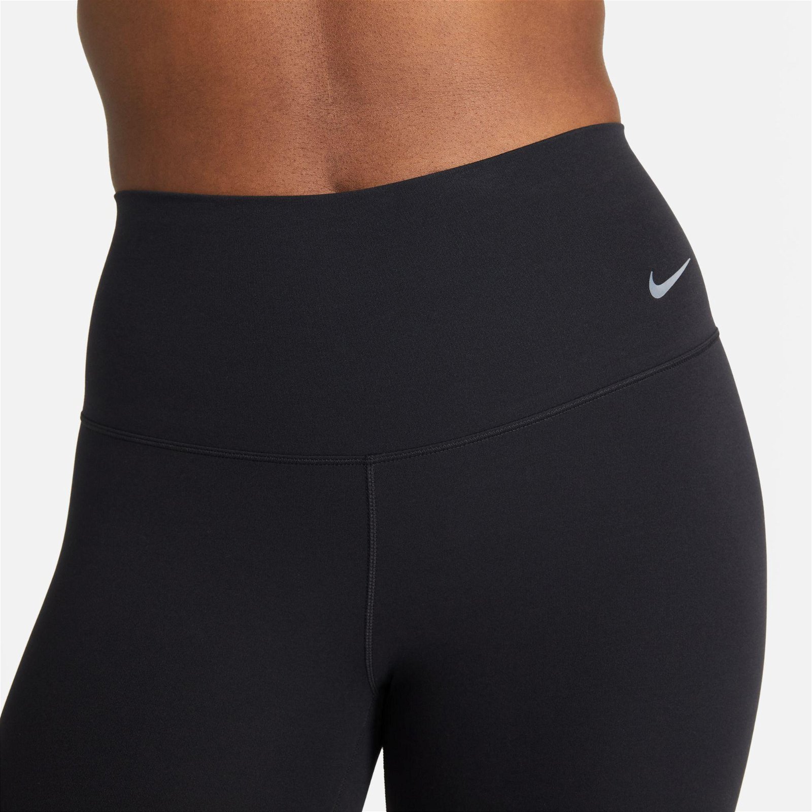 Nike Dri-FIT Zenvy High Rise Crop Kadın Siyah Tayt