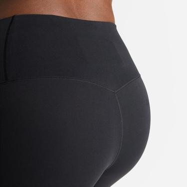  Nike Dri-FIT Zenvy High Rise Crop Kadın Siyah Tayt